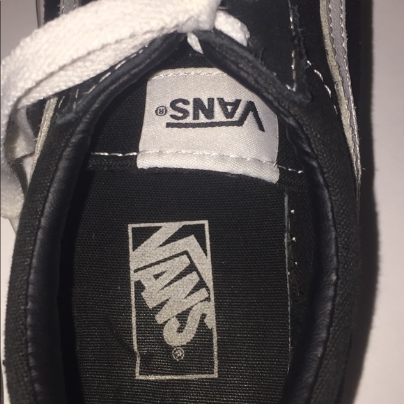 Black Vans Size 3 Youth - Picture 4 of 5